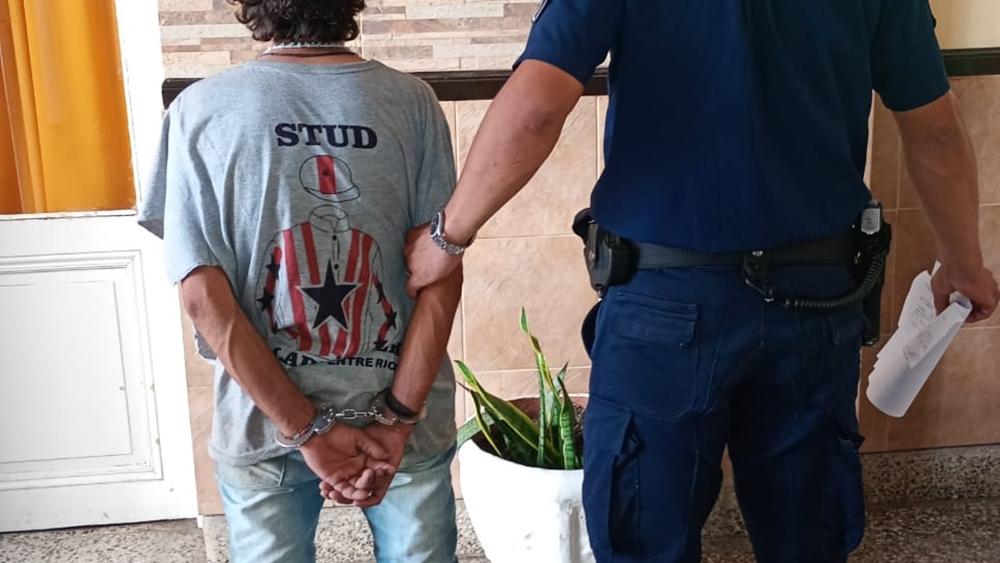Discusión termina con un herido de arma blanca y una aprehensión