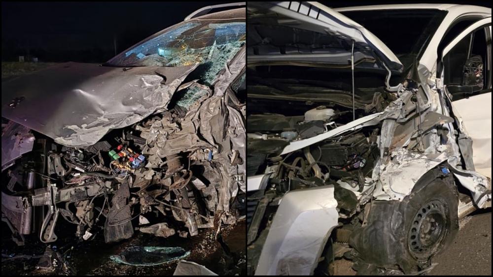 Brutal choque frontal en la ruta 135: dos mujeres heridas leves
