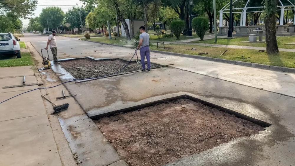 El Municipio intensifica obras públicas en distintos puntos de la ciudad