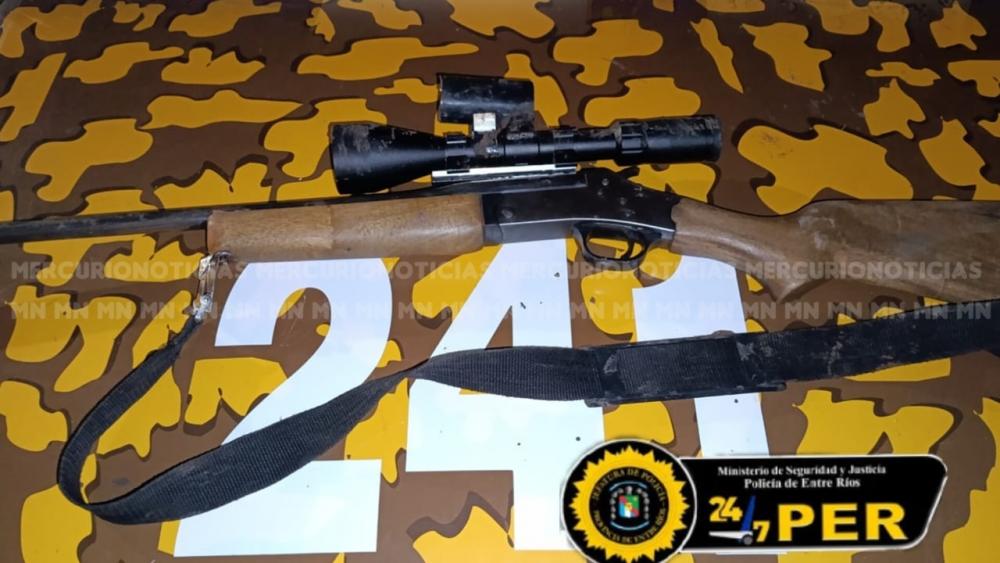 Secuestran un fusil sin documentación en General Campos