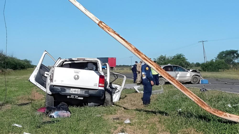 Un joven murió y hubo varios heridos en un choque en rutas 127 y 32