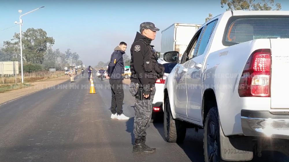 Se realizó un nuevo operativo "Rutas Seguras" en el Acceso Oeste