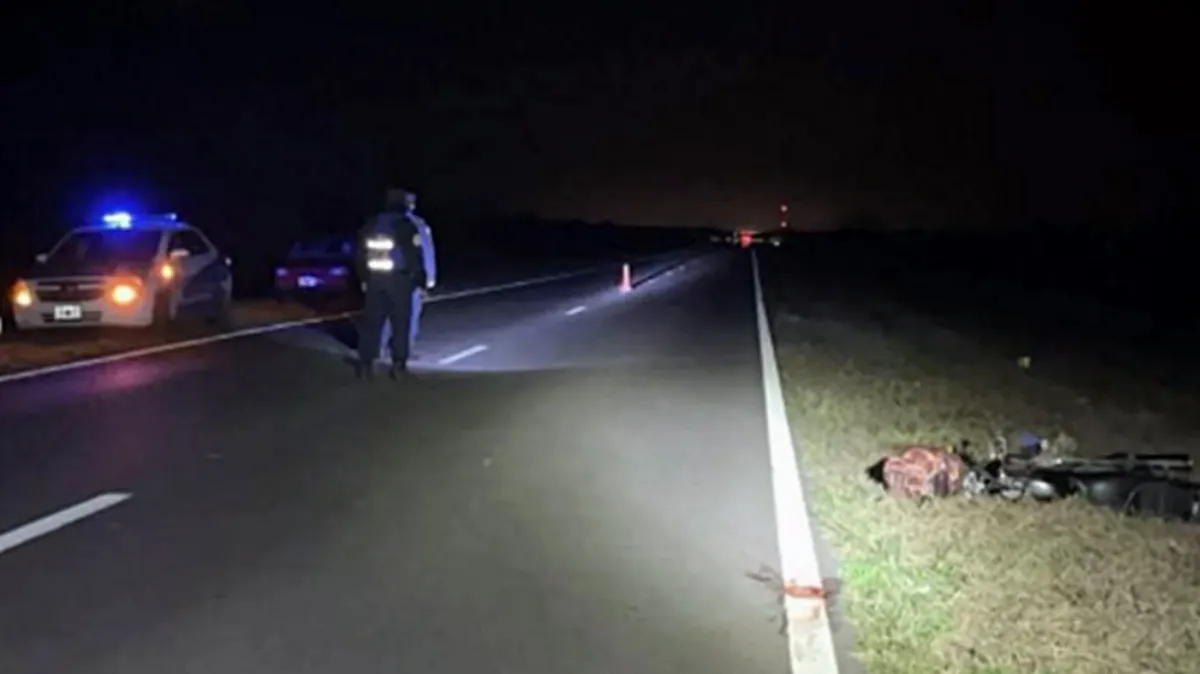 Agente penitenciario murió al chocar con un auto en la ruta 127