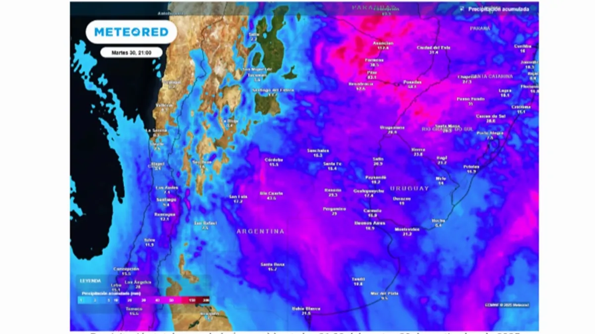 Un frente frío traerá lluvias intensas y ráfagas fuertes en el centro del país