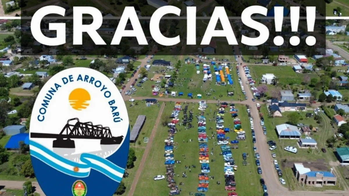 El agradecimiento de la comuna de Barú tras el "magnífico evento" del domingo
