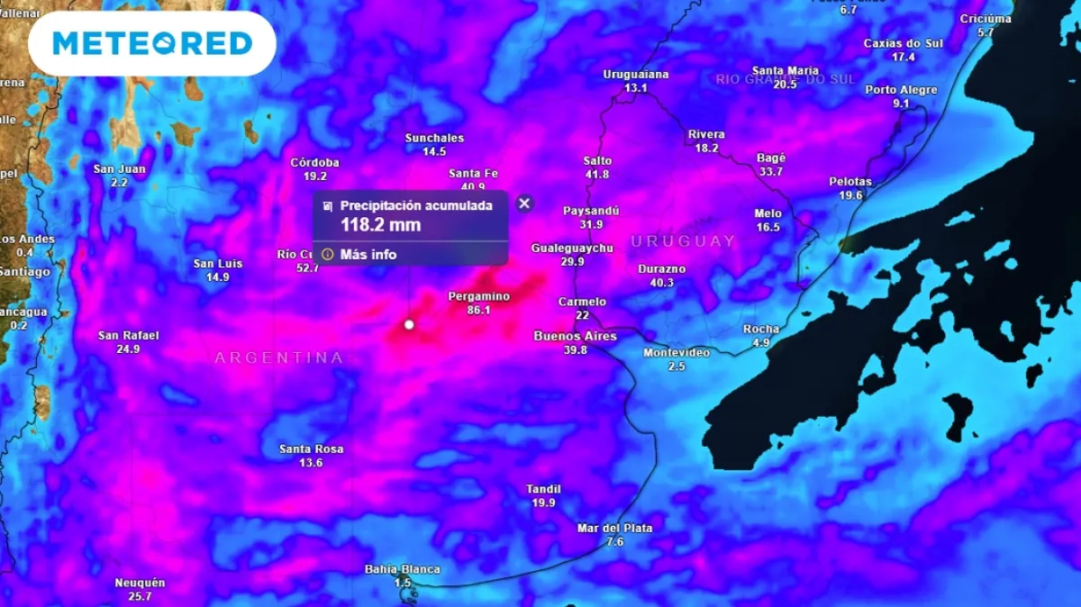 Temperaturas extremas para los próximos días y pronósticos de lluvias para el fin de semana