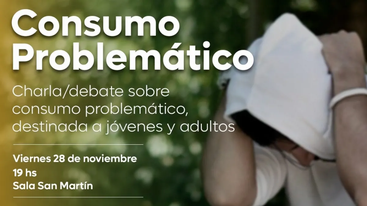Se realiza una charla sobre consumo problemático con espacio de consultas personalizadas