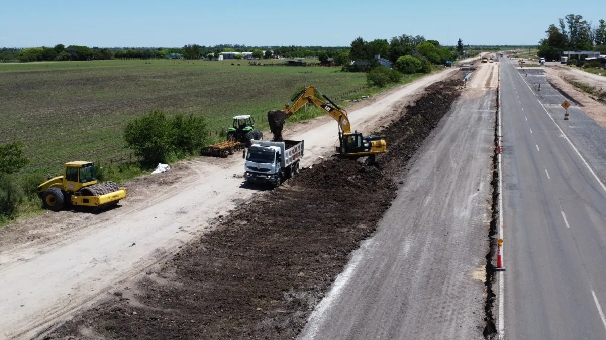 Avanzan las obras de transformación en autovía de la Ruta nacional 18