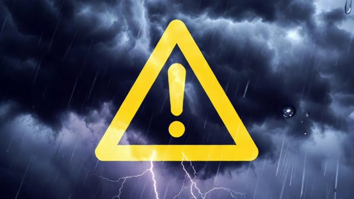 Hay alertas por tormentas: amarillo y naranja para este sábado