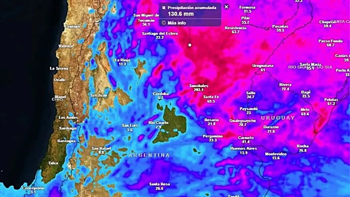 Un frente frío intenso provocará inestabilidad climática y descenso de temperaturas en varias regiones del país