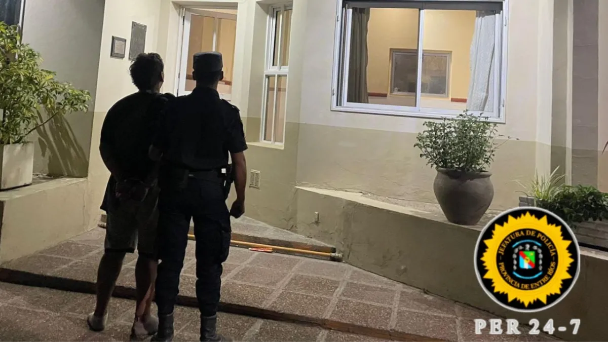 Joven fue aprehendido tras agredir a un efectivo policial