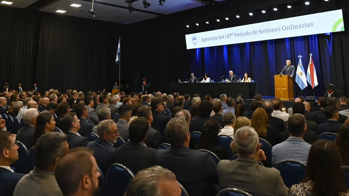 Frigerio inauguró sesiones ordinarias con un discurso enfocado en el desarrollo y la transparencia