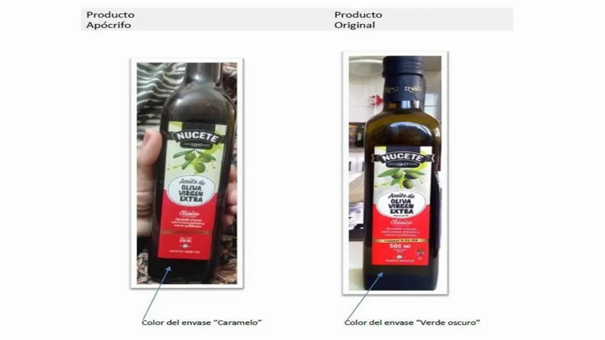 ANMAT prohíbe un aceite de oliva falsificado de la marca Nucete