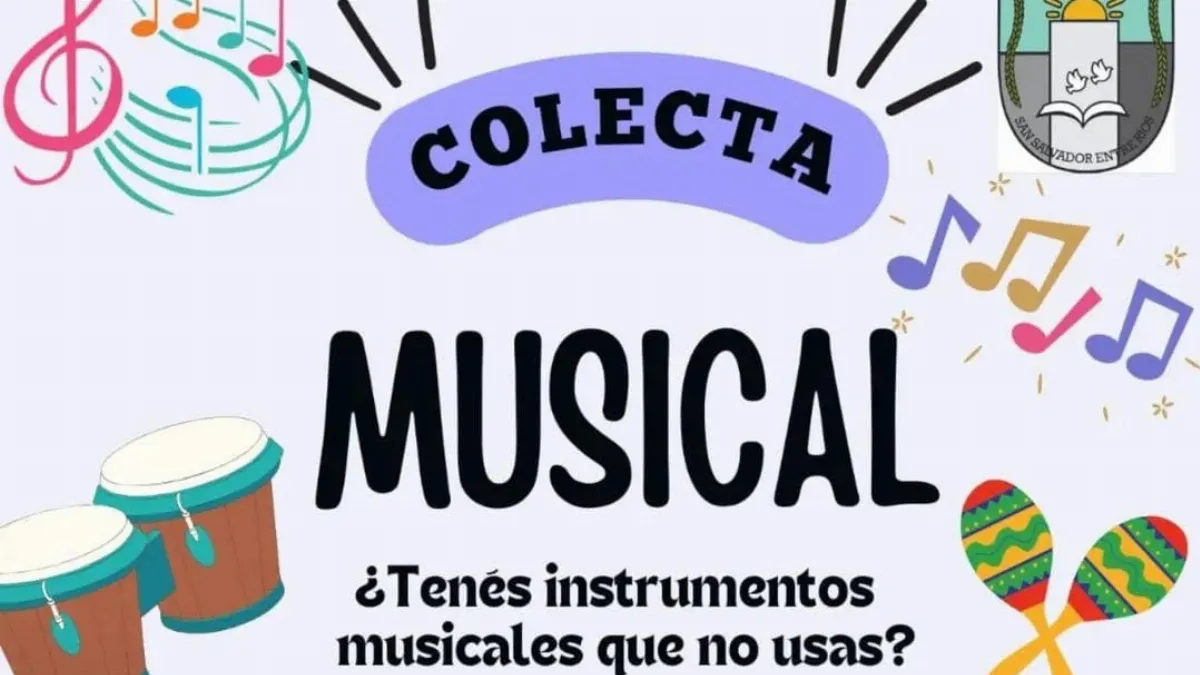 La Escuela 1 lanzó una campaña para reacondicionar el aula de música y solicita donación de instrumentos