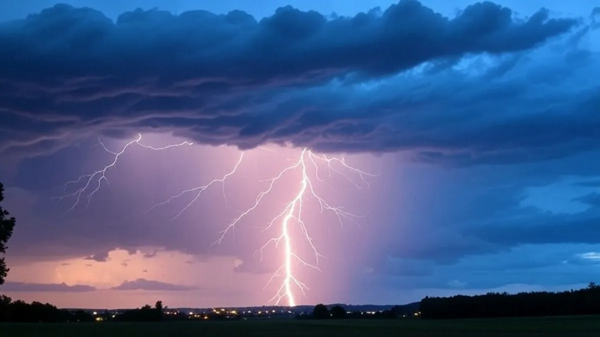 Este martes, media provincia estará bajo alerta por tormentas