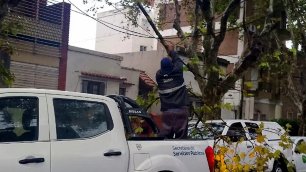 Condiciones climáticas adversas afectan a la ciudad de Paraná