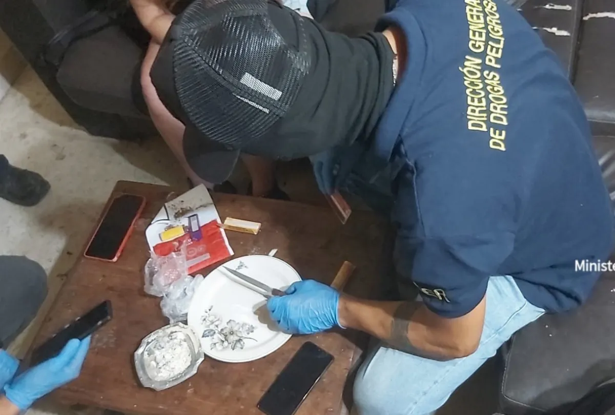 Tres detenidos por secuestro de drogas en Villa Elisa