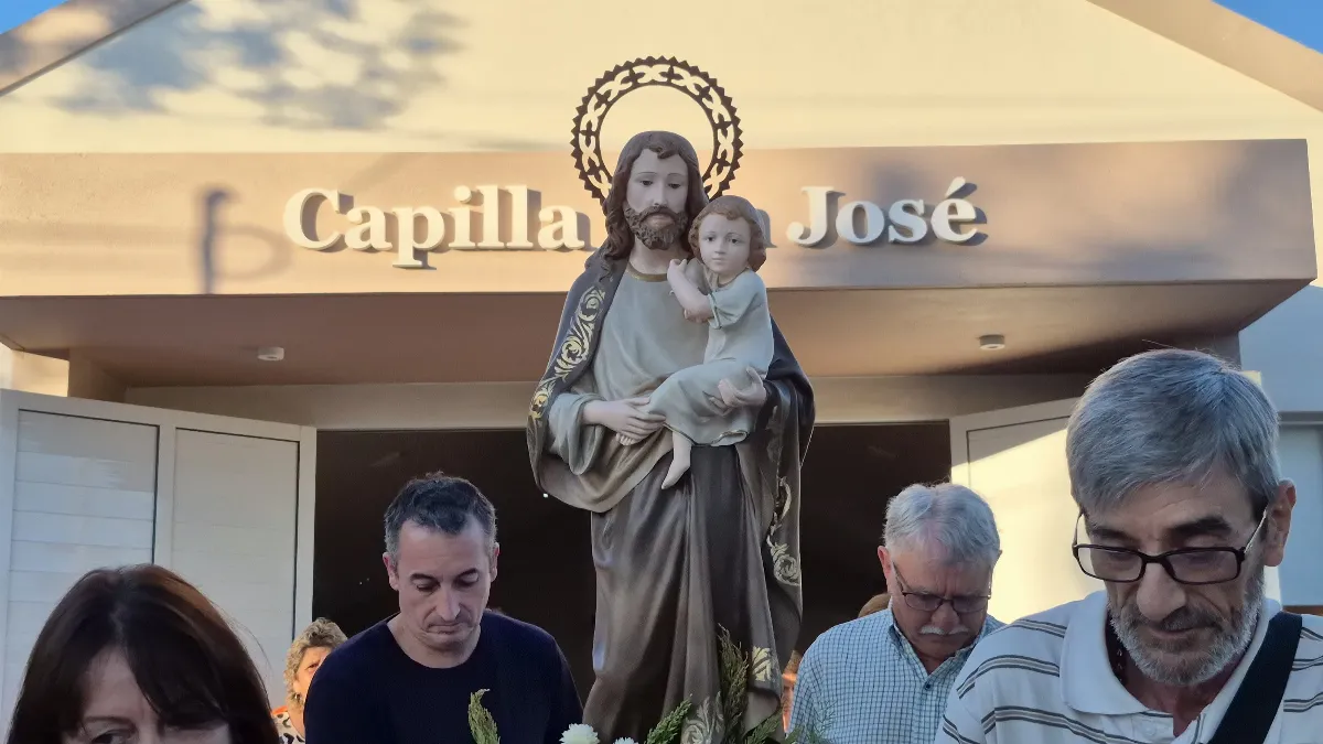 San Salvador celebró a San José con procesión y misa en la zona norte