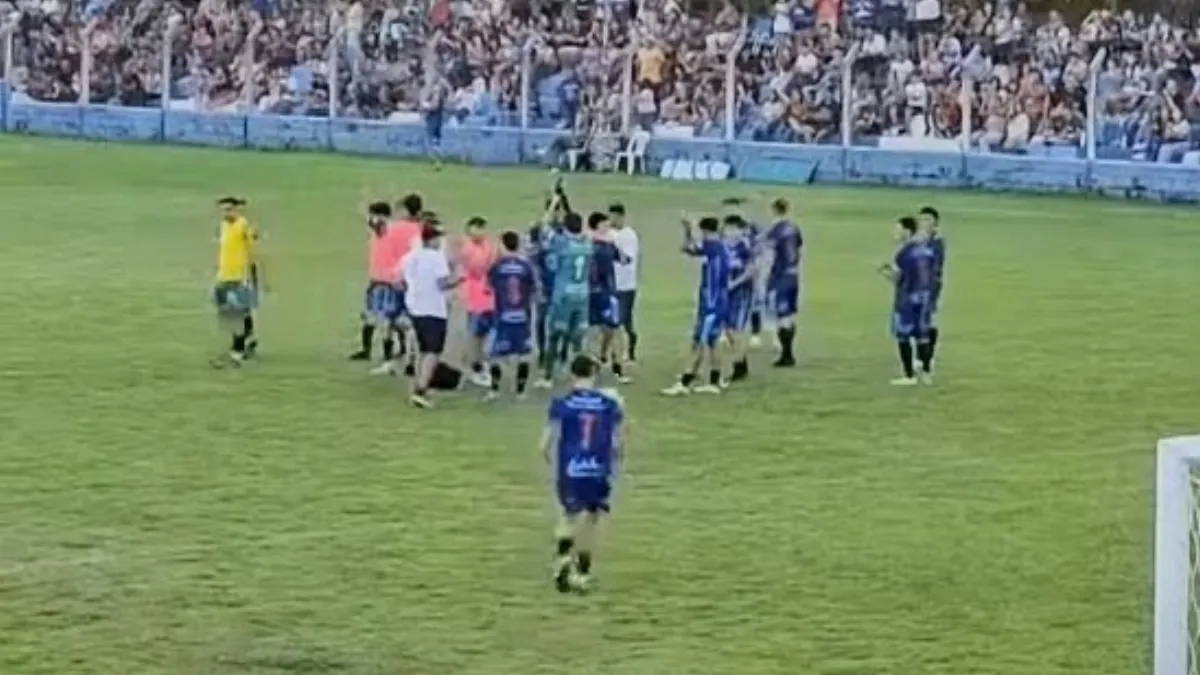 Incidentes en un partido obligaron a la suspensión anticipada del encuentro