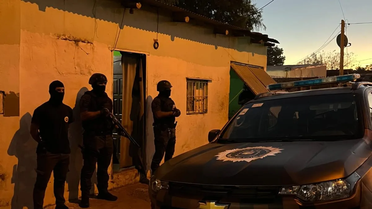 Nueve detenidos tras allanamientos por drogas en Concordia