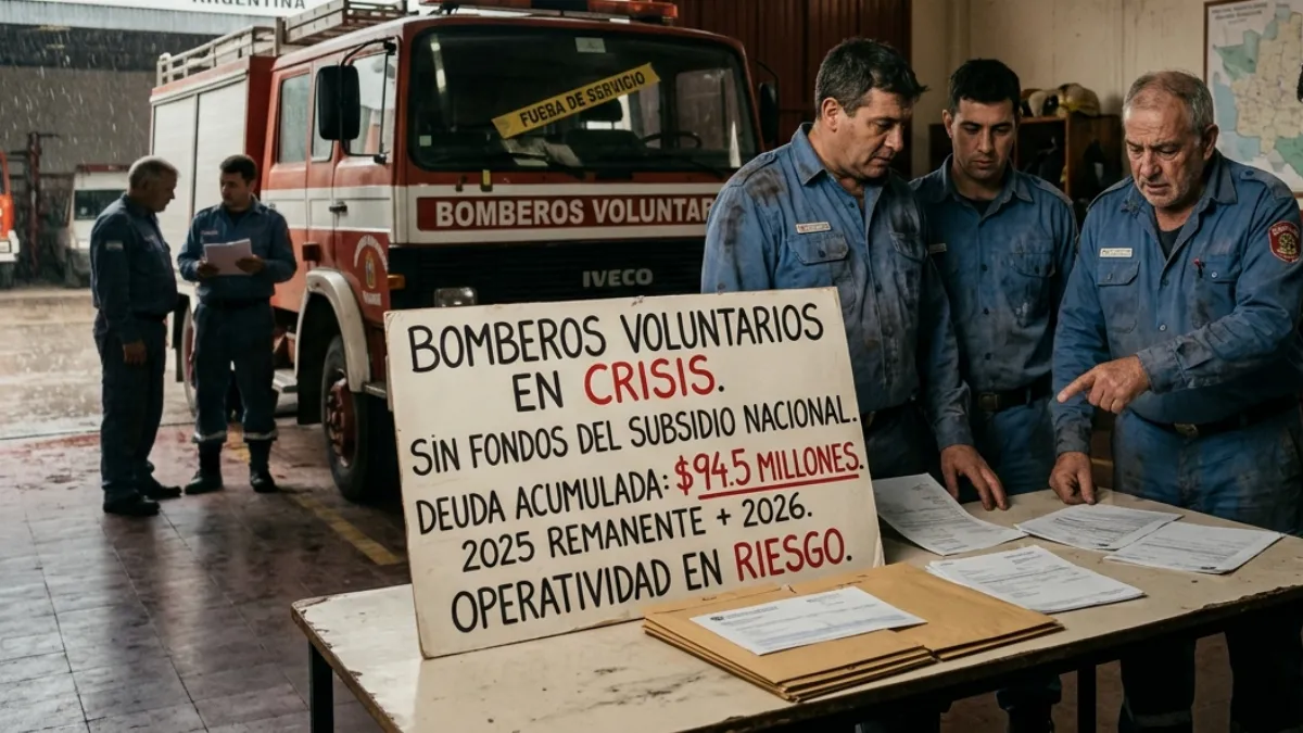 Crisis en los cuarteles de bomberos voluntarios: denuncian falta de fondos y cierres en varias provincias