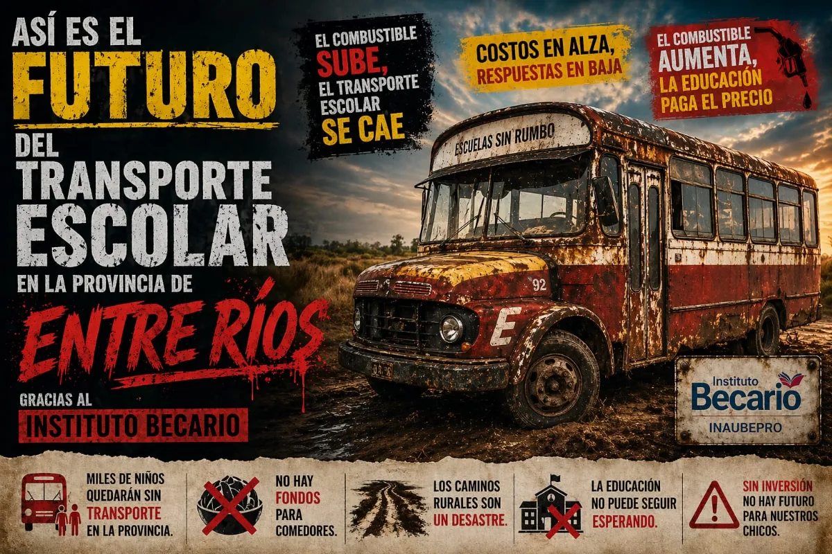 El aumento de costos pone en jaque al transporte escolar en zonas rurales