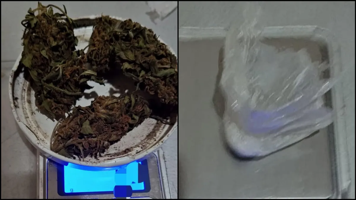 Intentó escapar y fue detenido con estupefacientes en San José