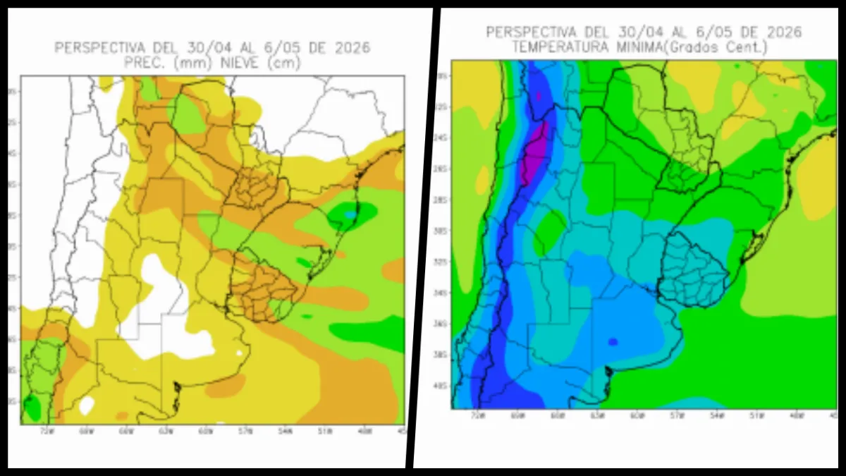 El clima dará un giro: calor inicial y fuerte descenso térmico hacia el final