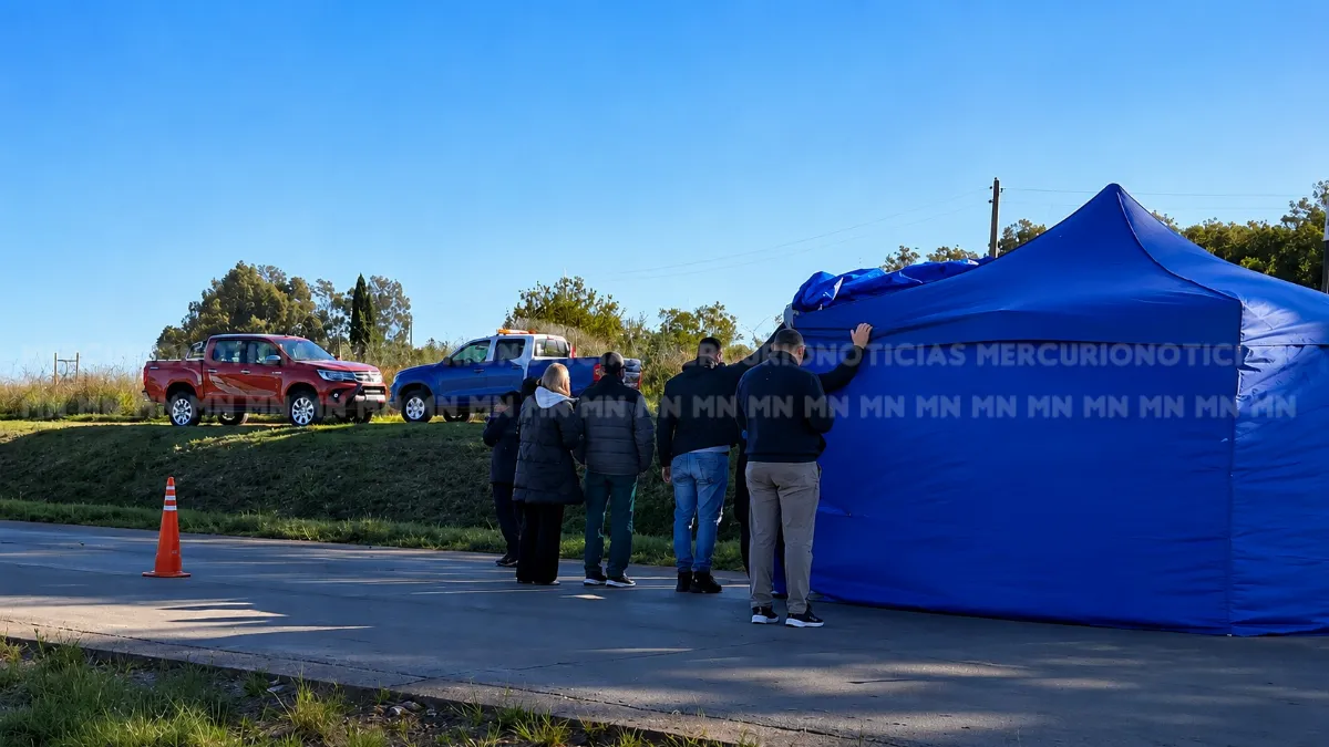 Ruta 14: murió un niño de 2 años tras ser atropellado por un camión