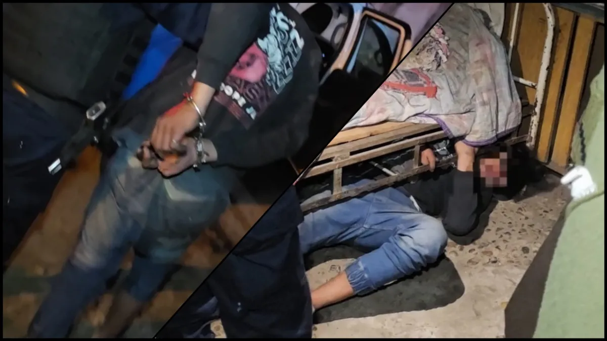 Le cayó la Policía, intentó esconderse debajo de una cama pero quedó detenido