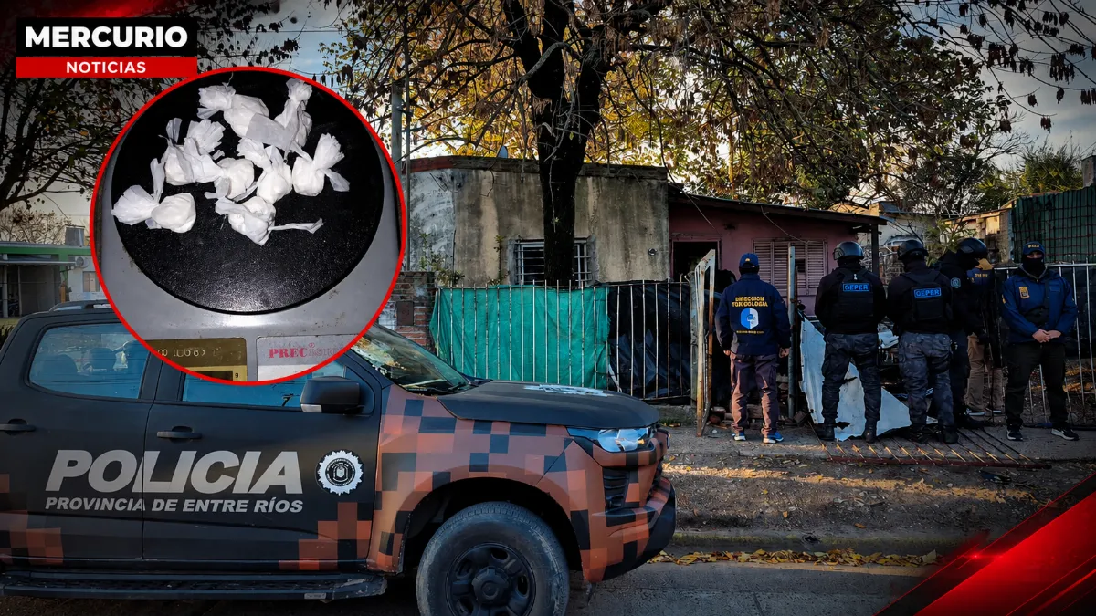 Allanamientos por venta de drogas terminaron con tres detenidos en Gualeguaychú