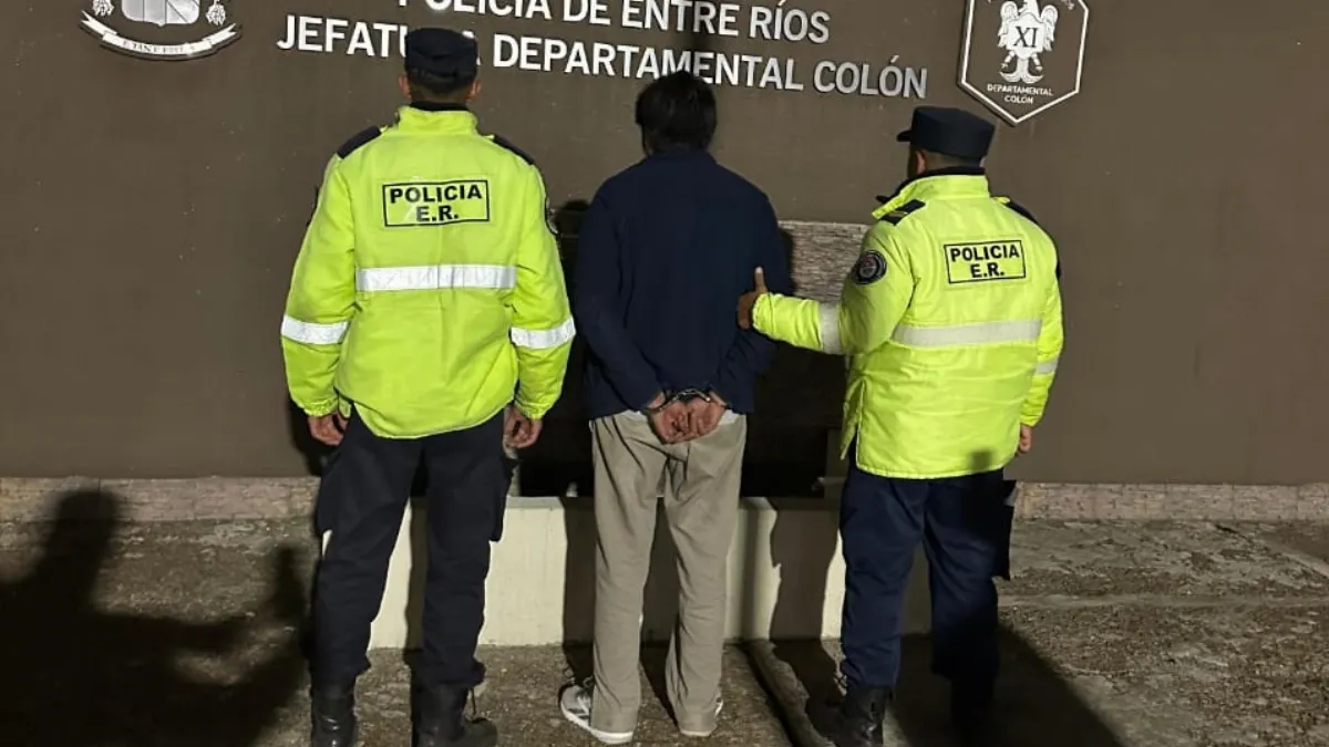 Tenía una pena de prisión efectiva pendiente y fue arrestado en la ruta 14