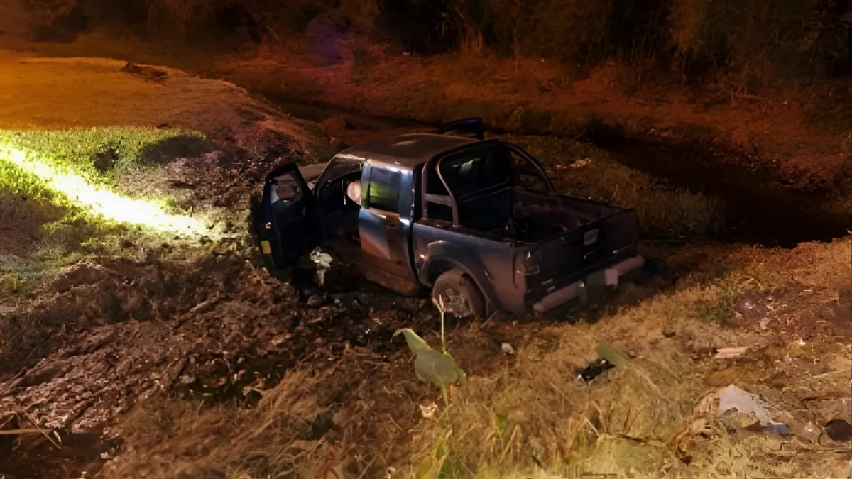 Perdió el control y terminó en un zanjón: hay un herido grave