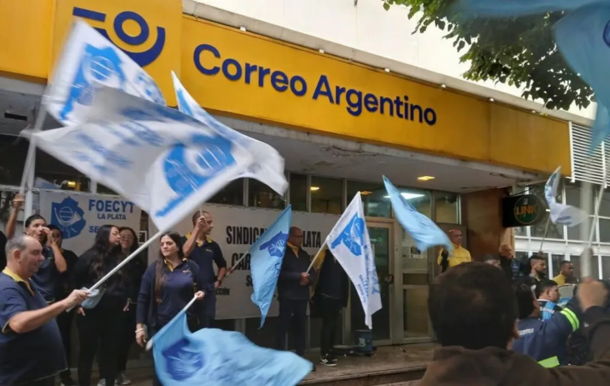 Este lunes, hay paro total de trabajadores del Correo Argentino por 48 horas