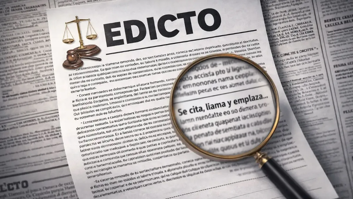 EDICTO