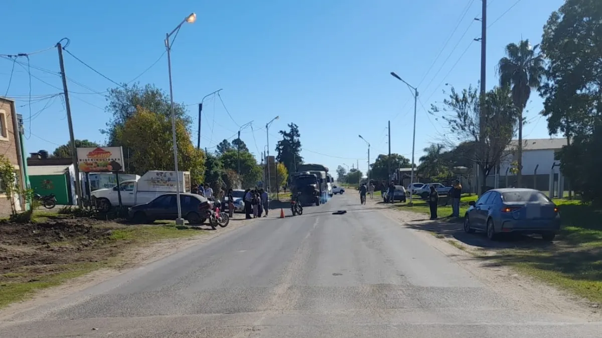 Un hombre está en estado crítico luego de caer de su moto en Villaguay