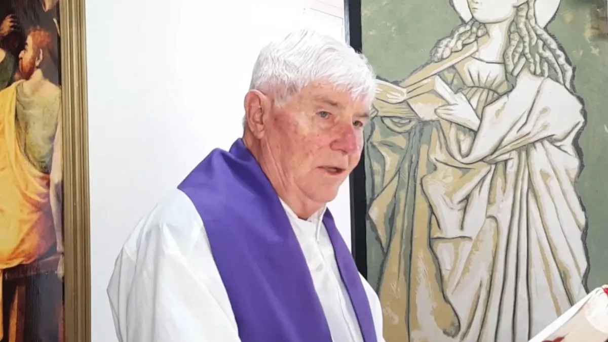 Aguilera llevó tranquilidad sobre la salud del padre Marcelo Krenz