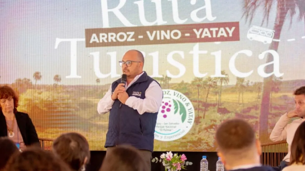 Promocionaron la propuesta turística "Ruta del Arroz, Vino y Yatay" en San José