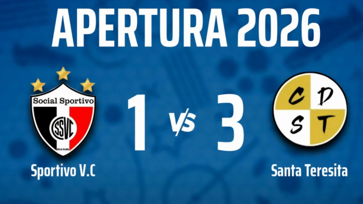 Santa Teresita sumó su primer triunfo en el Torneo Apertura de la Liga de las Colonias