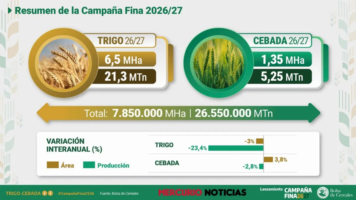 El trigo argentino apunta a otra campaña histórica