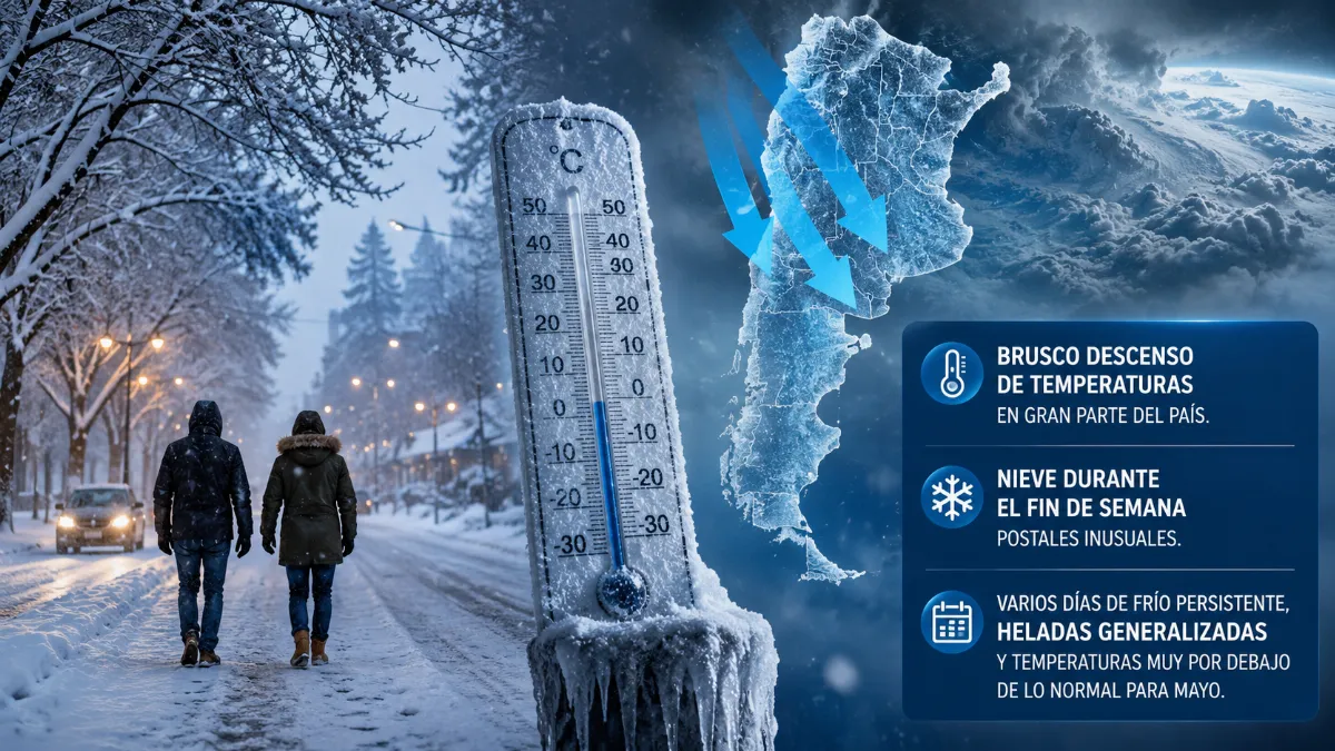 El invierno se adelantó: pronostican varios días de intenso frío