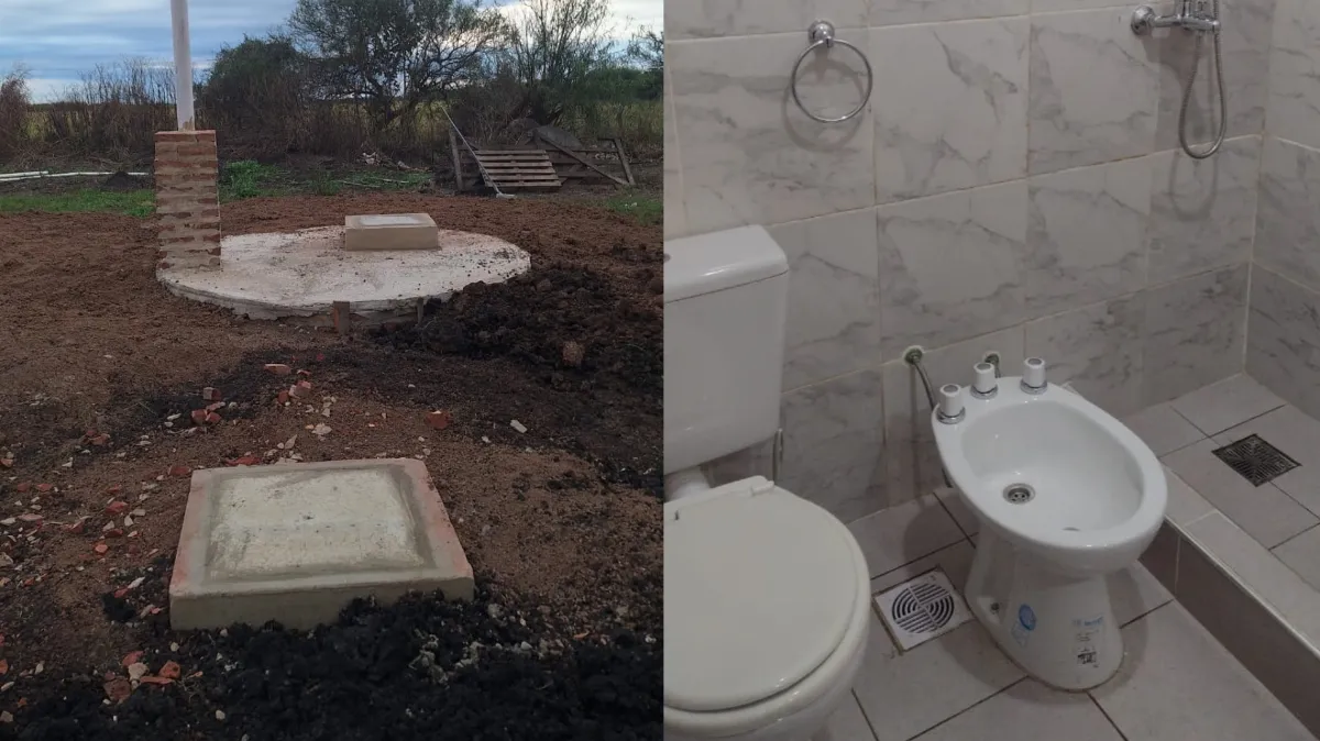 Mejoras sanitarias y edilicias en una escuela rural de Lucas Norte
