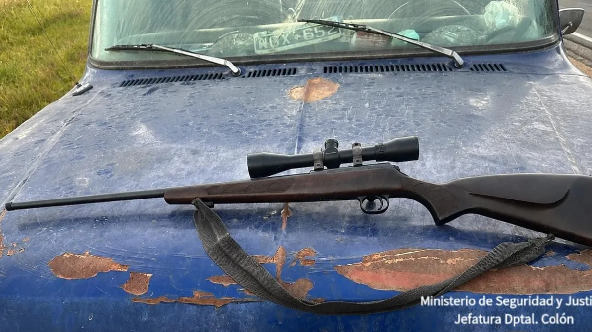 Detectaron un arma sin documentación durante un control vehicular