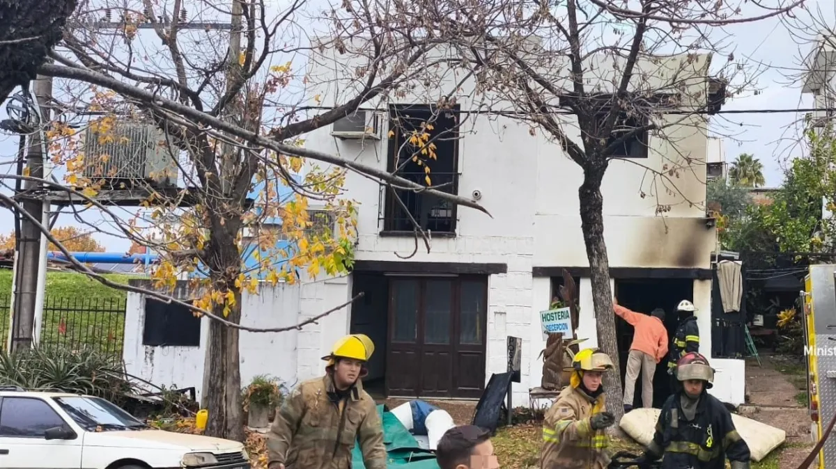 Detuvieron a un hombre acusado de provocar un incendio en una vivienda de Colón
