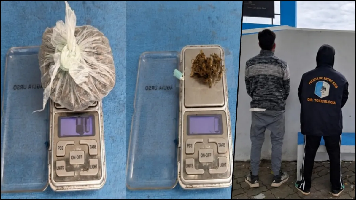 Secuestraron marihuana durante un control preventivo en la Terminal de Ómnibus de Chajarí