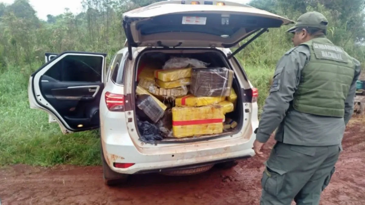 Incautaron más de 900 kilos de marihuana en un operativo de Gendarmería en Misiones
