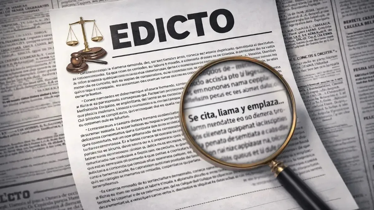 EDICTO