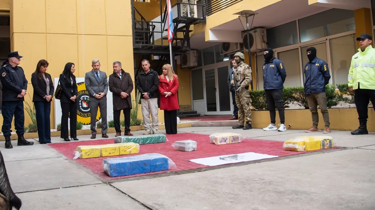 Frigerio destacó el histórico secuestro de casi 261 kilos de cocaína realizado en Feliciano