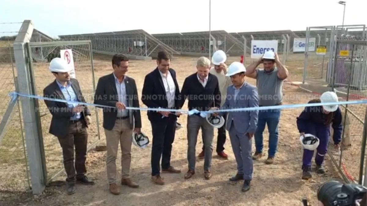 Frigerio inauguró el Parque Fotovoltaico de Arroyo Barú