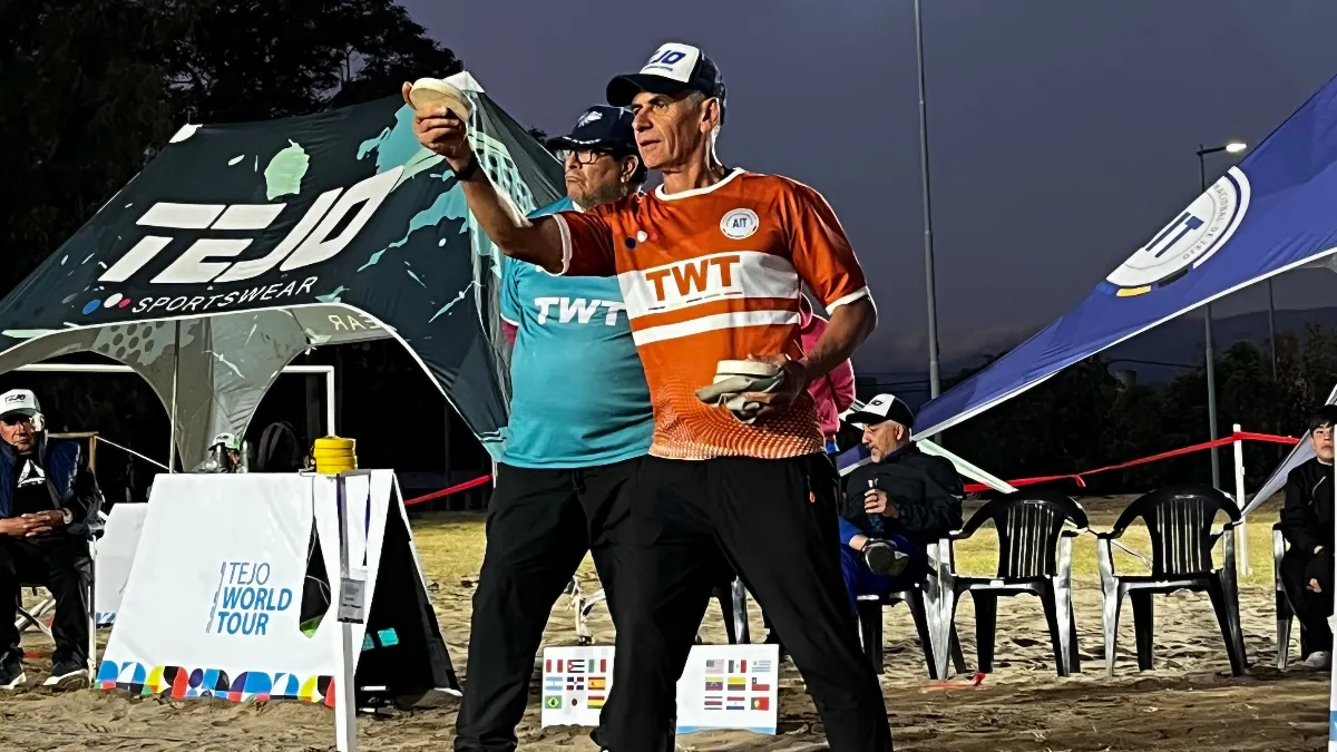 Rubén “Barranca” Suárez volvió al tejo, fue subcampeón nacional y clasificó a una competencia internacional